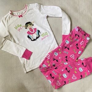 🤍little girl big drama pj set